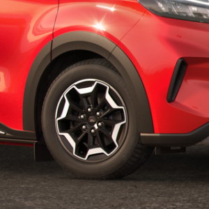 Platišče iz lahke zlitine 17" s 6 kraki, črne barve